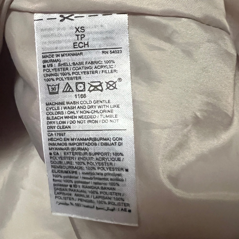 Old Navy Light Gray Puffer Vest - Picture 2 of 4